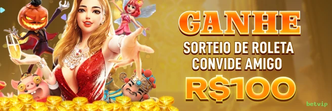 Bônus boas-vindas betvip R$100